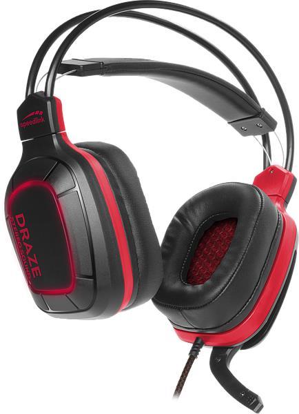 SpeedLink DRAZE Gaming-Headset, schwarz