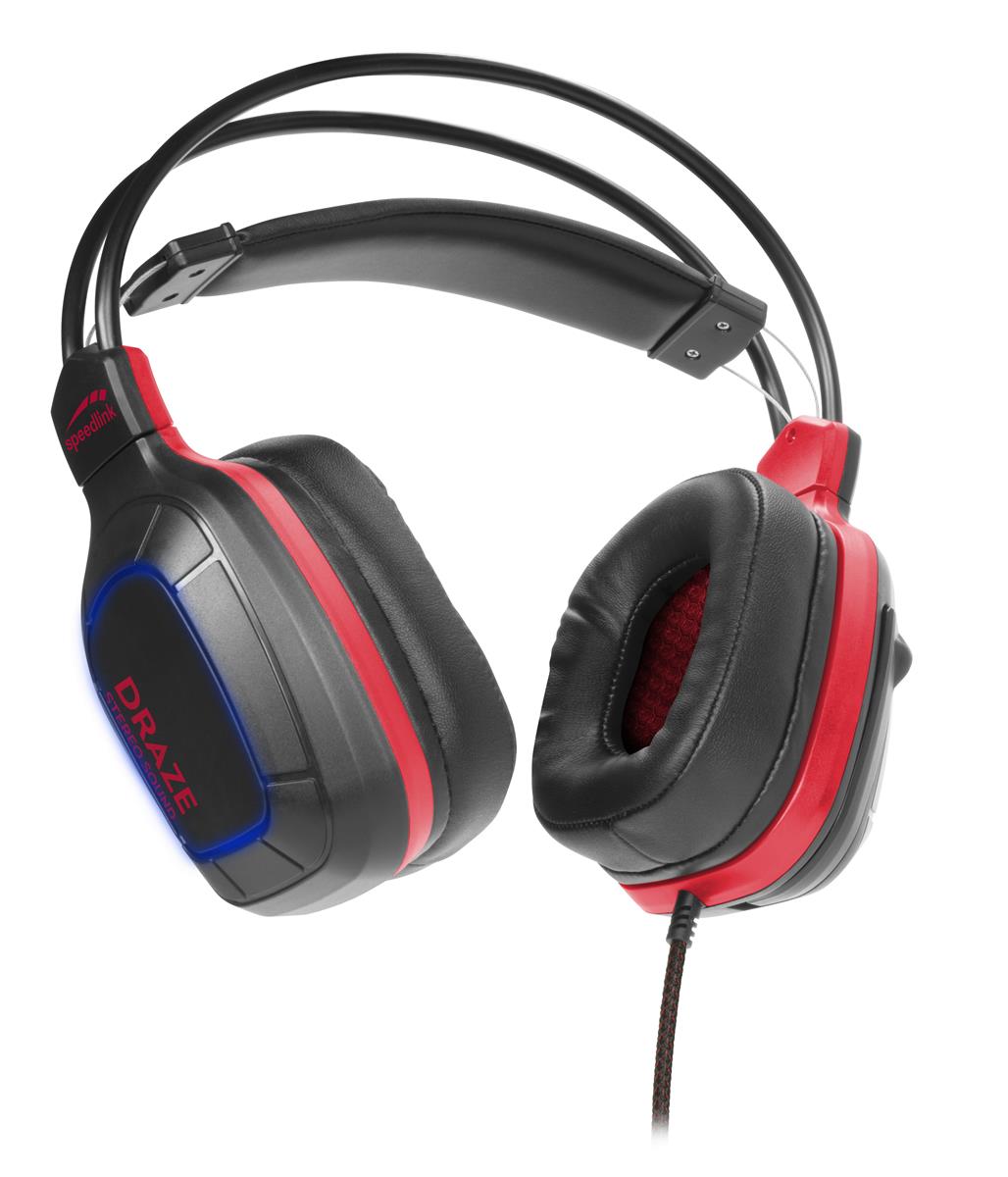 SpeedLink DRAZE Gaming-Headset, schwarz