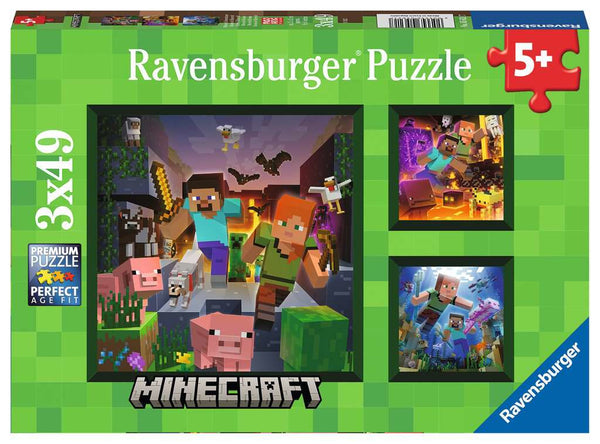 Ravensburger - Minecraft Biome 3x49p - (10105621)