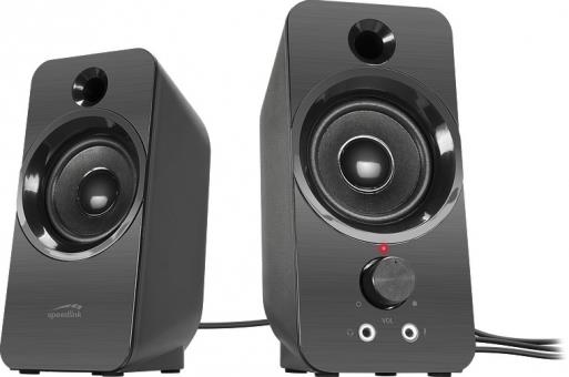 SpeedLink DAROC Stereo-Lautsprecher – Schwarz
