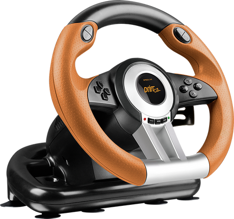 SpeedLink Drift O.Z. Racing Wheel - PC - Sort/Orange Speedlink