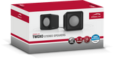 SpeedLink - TWOXO Stereo-Lautsprecher, schwarz