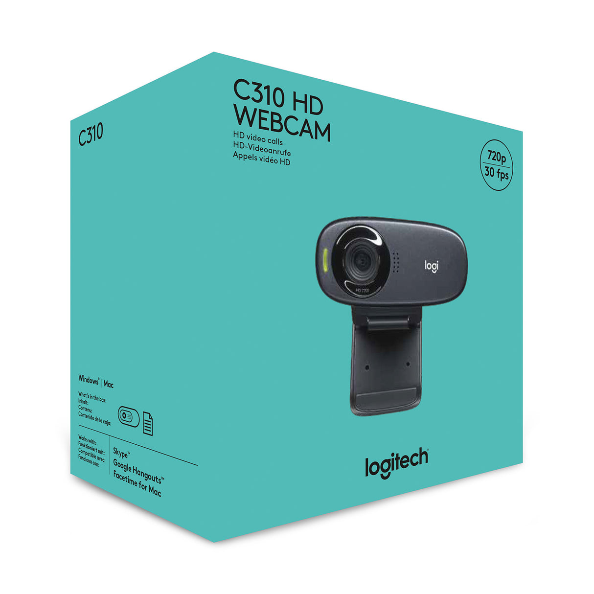 Logitech HD Webcam C310 1280 x 720 Webkamera mit Gewinde