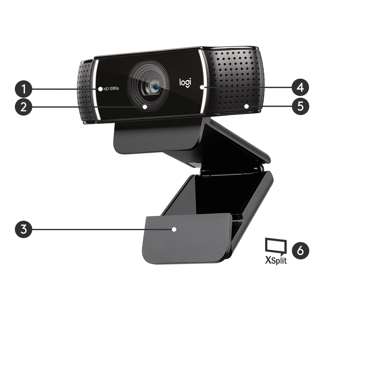 Logitech HD Pro Webcam C922 Webkamera mit Gewinde