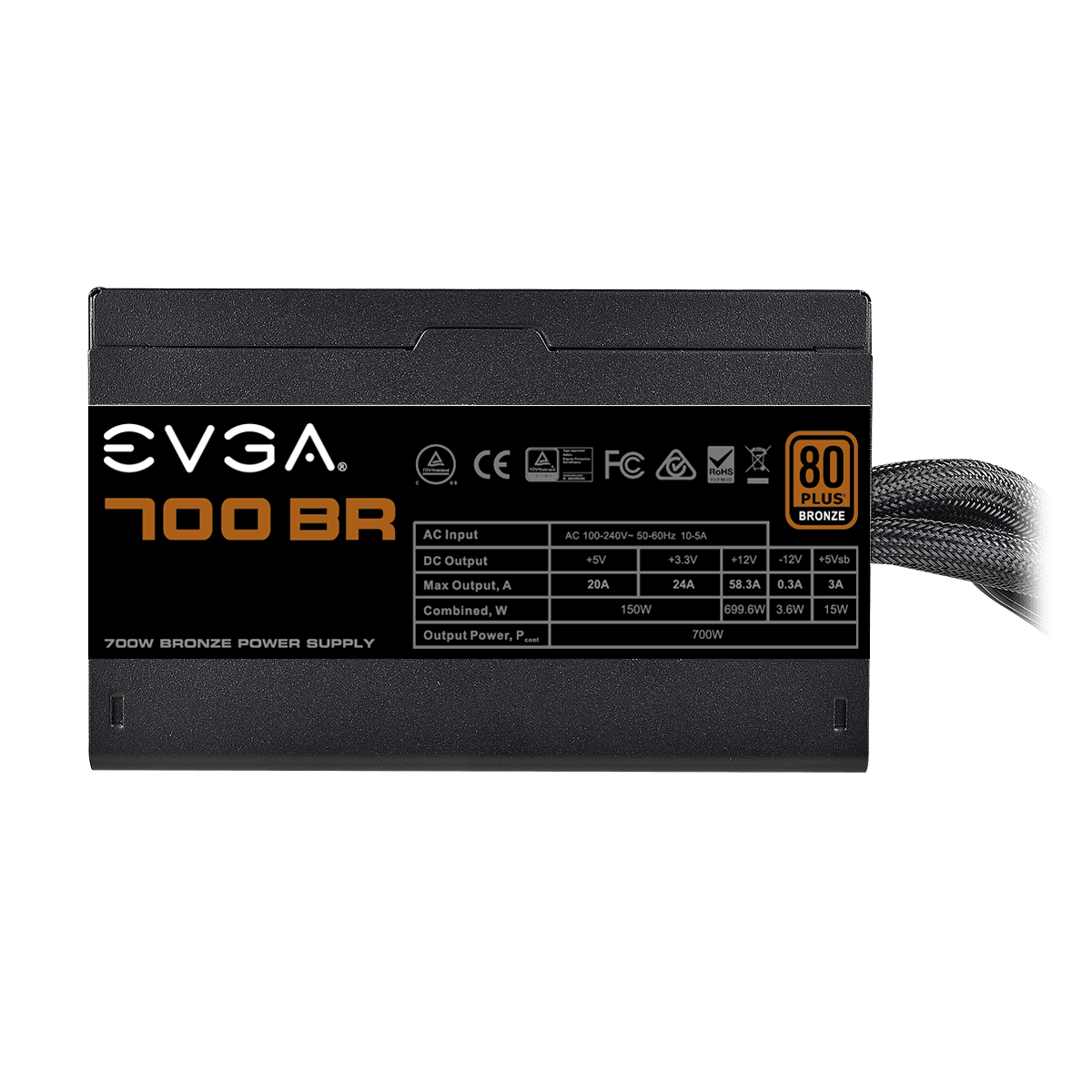 EVGA PSU BR 700W 80+ Bronze EVGA