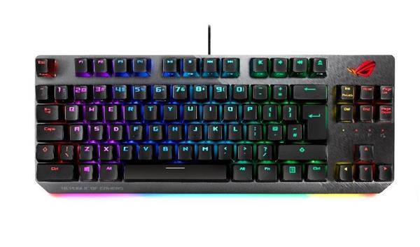 ASUS ROG Strix Scope NX TKL Deluxe Gaming-Tastatur (NX Red Switches) 