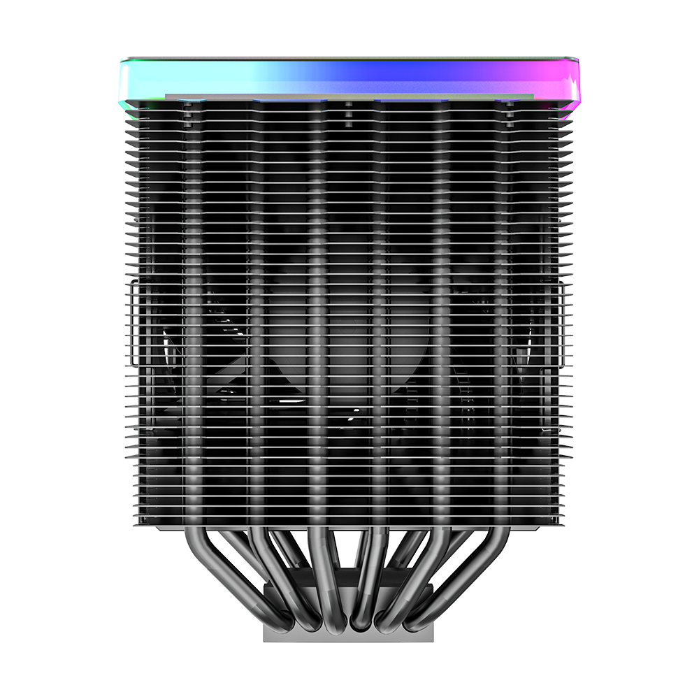 Montech Metal DT24 Premium – CPU-Kühler, obere ARGB-Abdeckung, 2x 120-mm-PWM-Lüfter, LGA1700 + AM5-Unterstützung, 270 W TDP