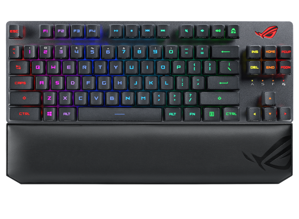 ASUS ROG Strix Scope RX TKL Deluxe kabellose Gaming-Tastatur (RX optische mechanische Schalter) 