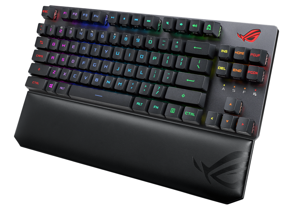 ASUS ROG Strix Scope RX TKL Deluxe kabellose Gaming-Tastatur (RX optische mechanische Schalter) 