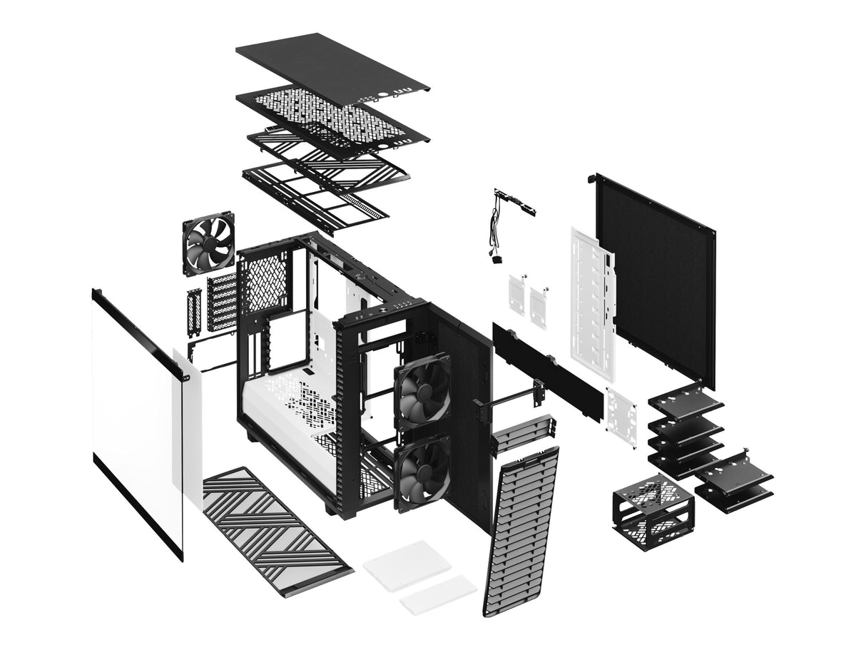 Fractal Design Define 7 Black and White TG Fractal design