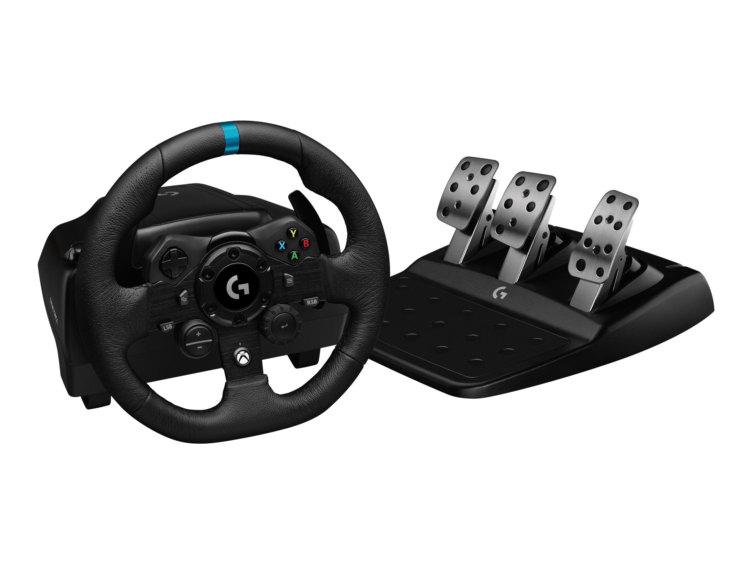 ps4 lenkrad mit pedale einstellen Logitech G923 Lenkrad- und Pedalset PC Sony PlayStation 5 und PS4 – Kostenloser Versand ab 899 NOK bei Geekd
