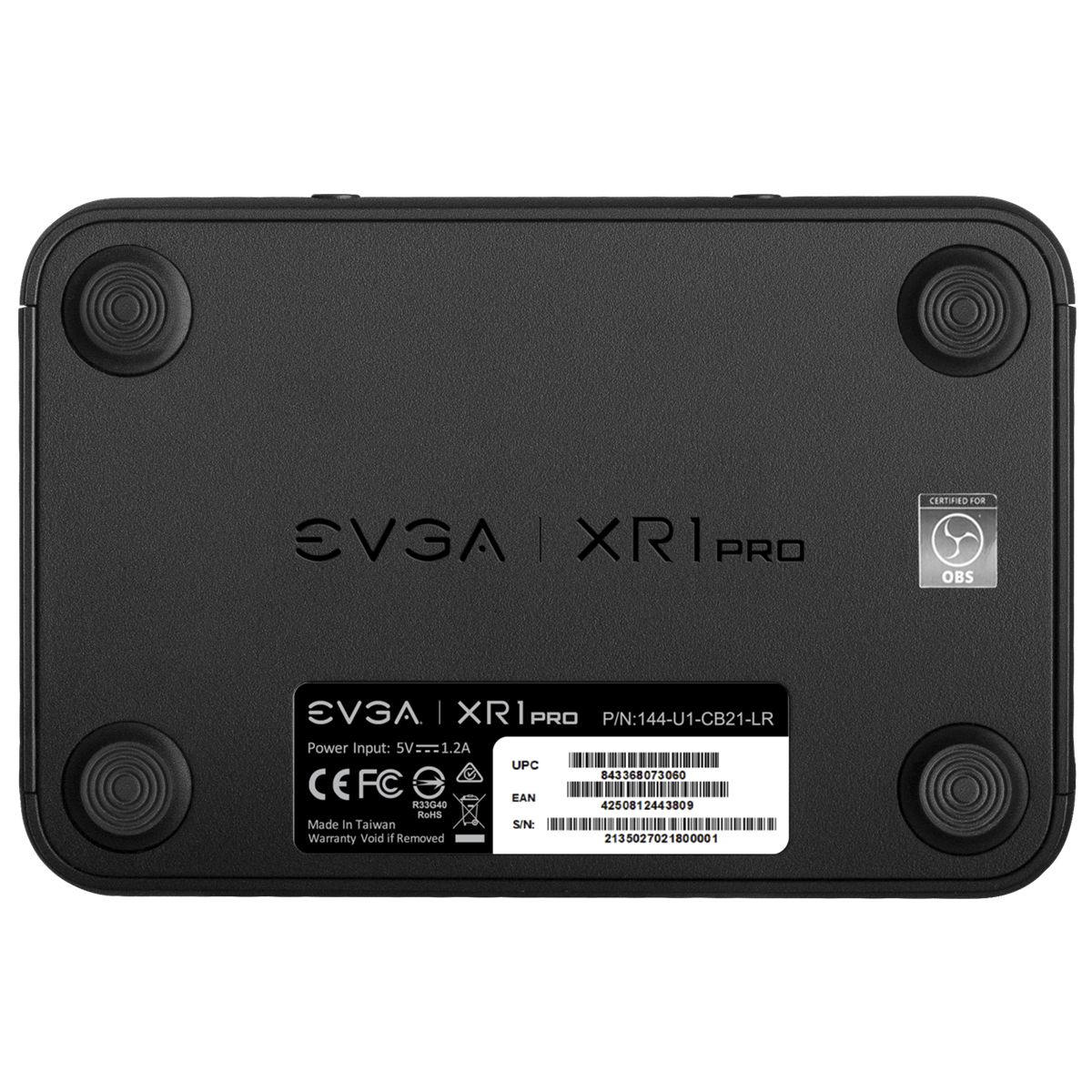EVGA XR1 Pro 4K erfasst 4K HDMI-Eingang/PassThru