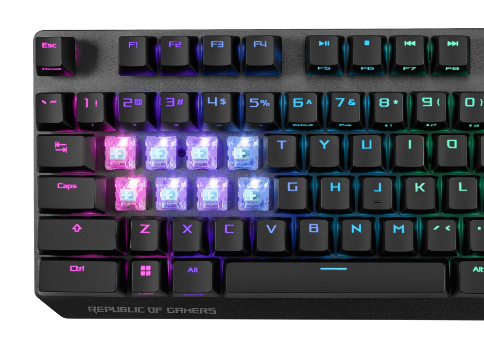 ASUS ROG Strix Scope NX Wireless Deluxe (XA09) Mechanische Gaming-Tastatur (NX Red Switches) 