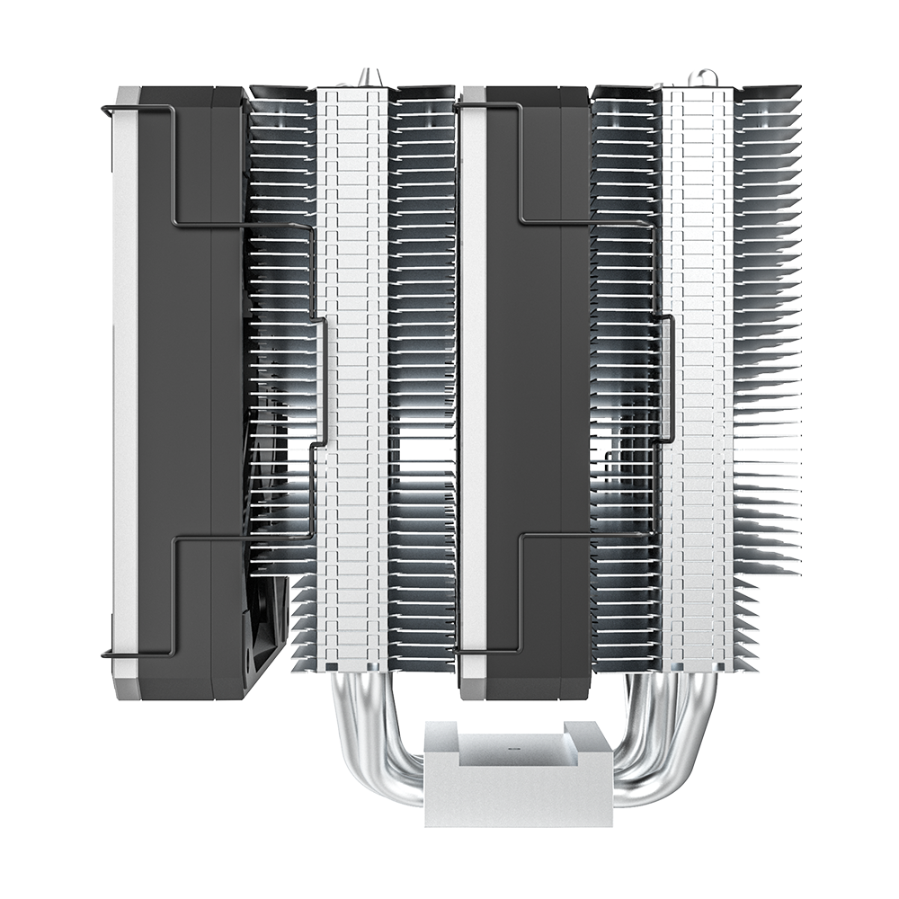 Montech Metal DT24 Base – CPU-Kühler, 2x 120-mm-PWM-Lüfter, LGA1700 + AM5-Unterstützung, 270 W TDP