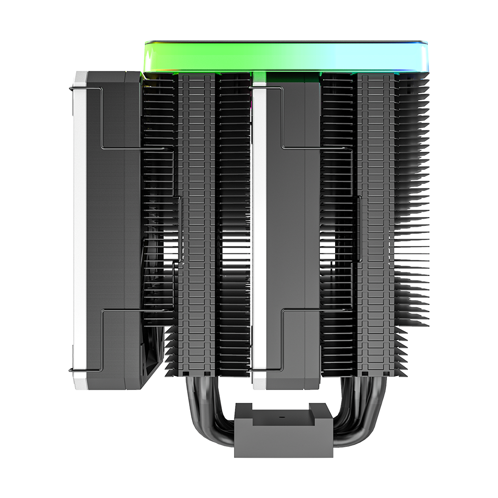 Montech Metal DT24 Premium – CPU-Kühler, obere ARGB-Abdeckung, 2x 120-mm-PWM-Lüfter, LGA1700 + AM5-Unterstützung, 270 W TDP