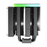 Montech Metal DT24 Premium – CPU-Kühler, obere ARGB-Abdeckung, 2x 120-mm-PWM-Lüfter, LGA1700 + AM5-Unterstützung, 270 W TDP