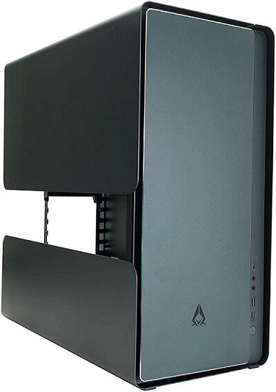 AZZA Cast 808 Mid-Tower-Schrank Schwarz 