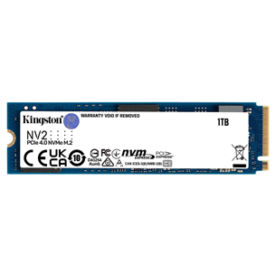 Kingston Solid state-drev NV2 1TB M.2 PCI Express 4.0 x4 (NVMe) Kingston Technology