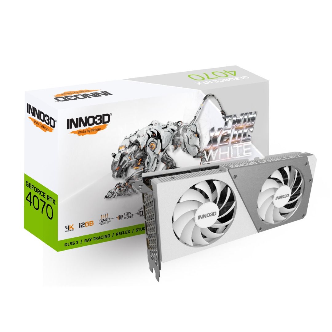 Inno3D GeForce RTX 4070 X2 OC Weiß 12GB 