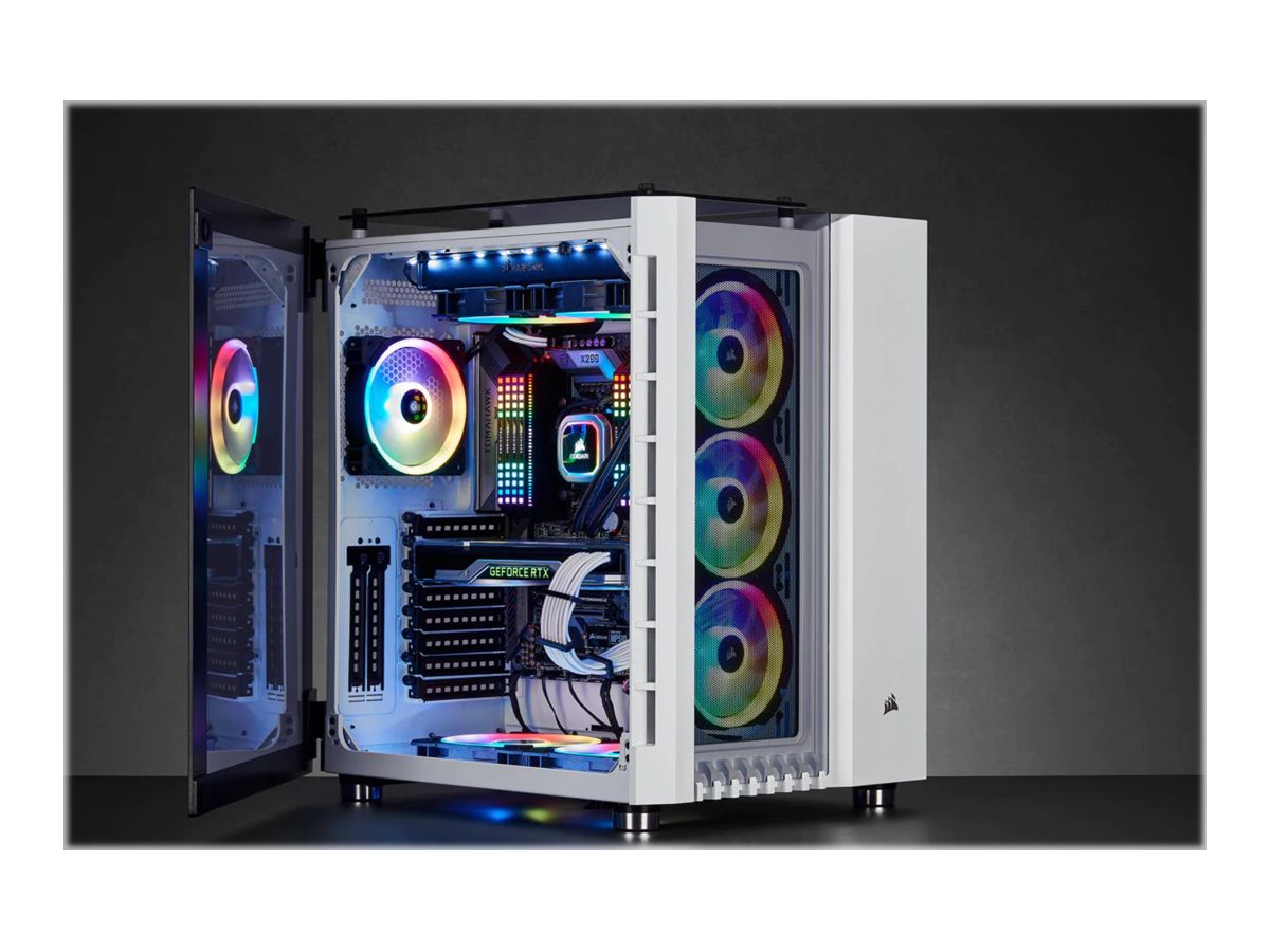 CORSAIR Crystal Series 680X RGB Tårn Udvidet ATX Hvid Corsair