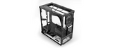 HYTE Y40 Black/White Miditower - Panoramic Glass Veil, included PCIe 4.0 riser cable, 2 included fans HYTE