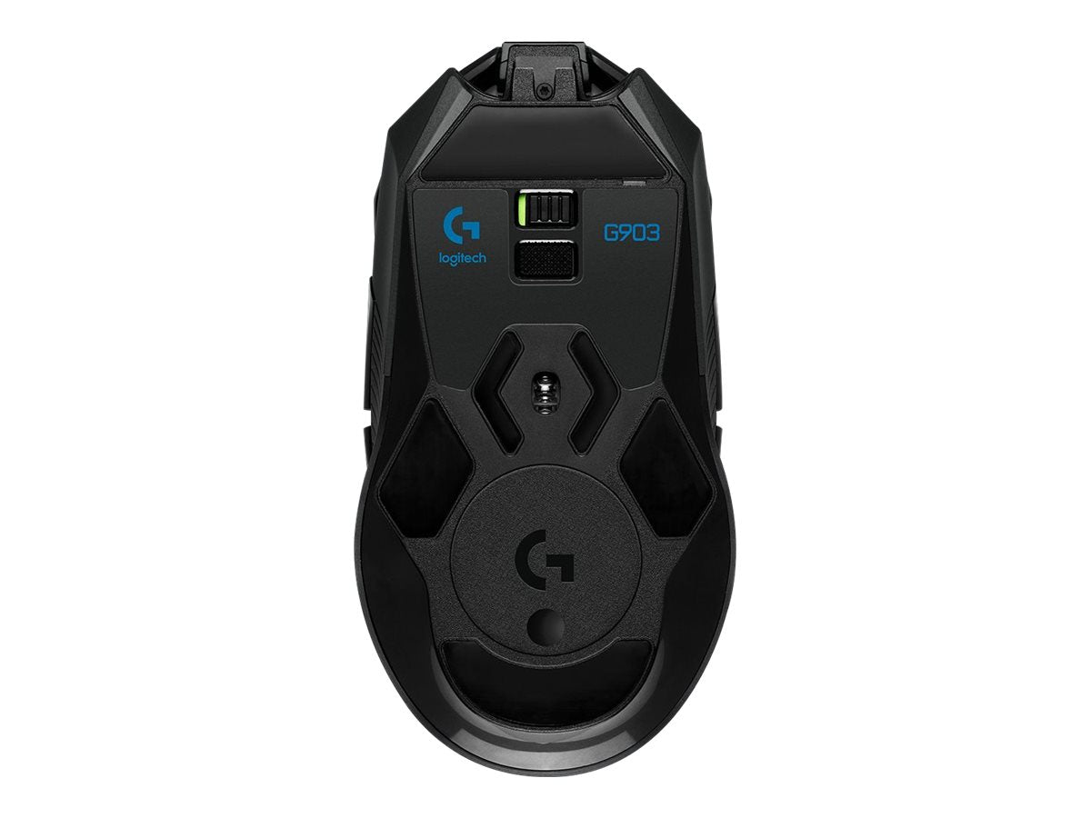 Logitech Wireless Gaming Mouse G903 LIGHTSPEED HERO 16K sensor Optisk Trådløs Kabling Sort Logitech