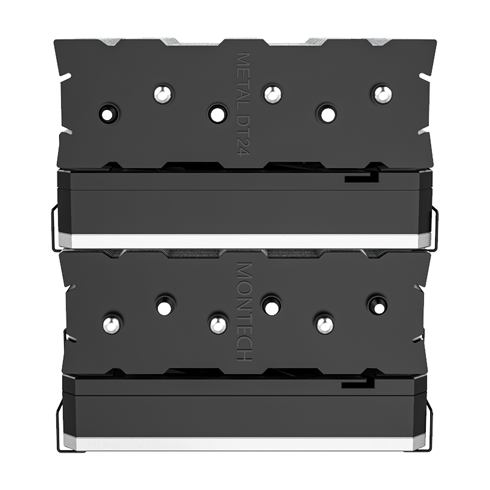 Montech Metal DT24 Base – CPU-Kühler, 2x 120-mm-PWM-Lüfter, LGA1700 + AM5-Unterstützung, 270 W TDP