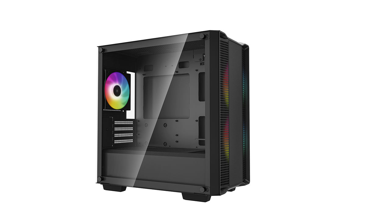 DeepCool CC360 A-RGB Micro-ATX Case, Black