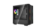 DeepCool CC360 A-RGB Micro-ATX Case, Black