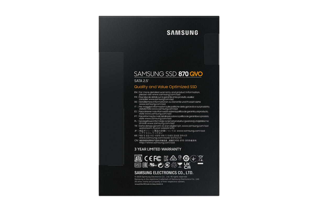 Samsung 870 QVO SSD MZ-77Q1T0BW 1TB 2.5 SATA-600 Samsung