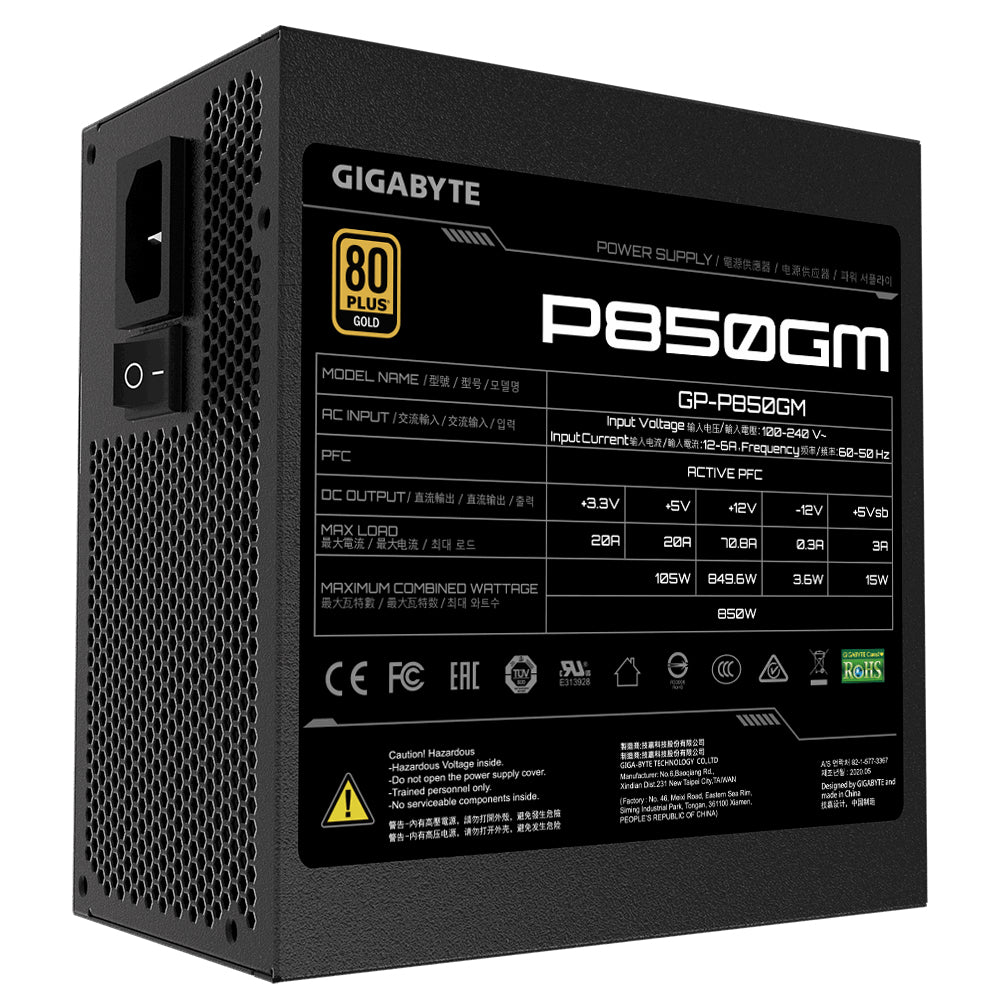 Gigabyte P850GM Netzteil 850Watt