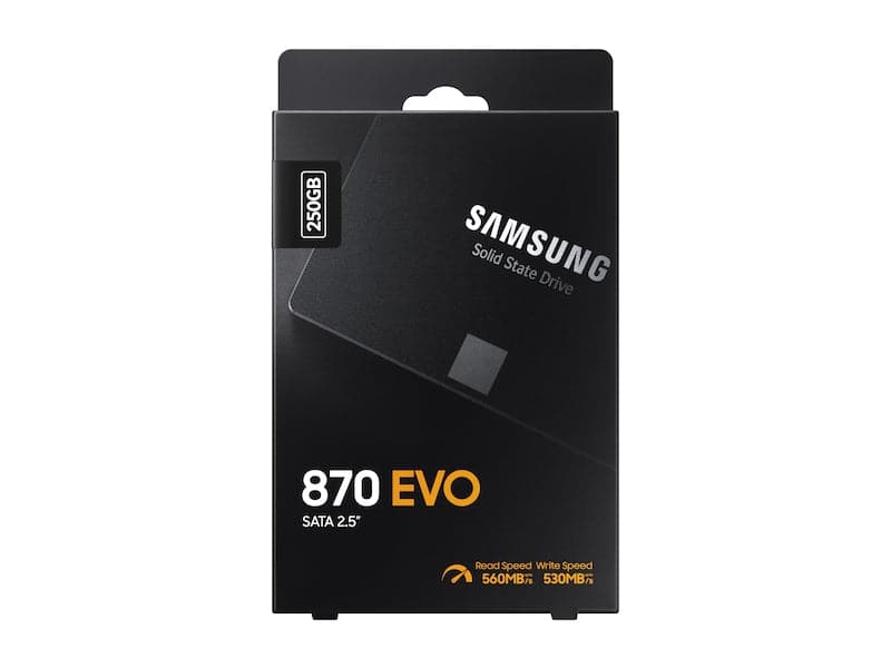 Samsung 870 EVO SSD MZ-77E250B 250GB 2.5 SATA-600 Samsung