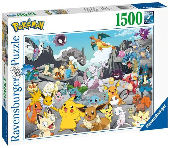 Ravensburger - Puzzle 1500 Teile - Pokémon Classics