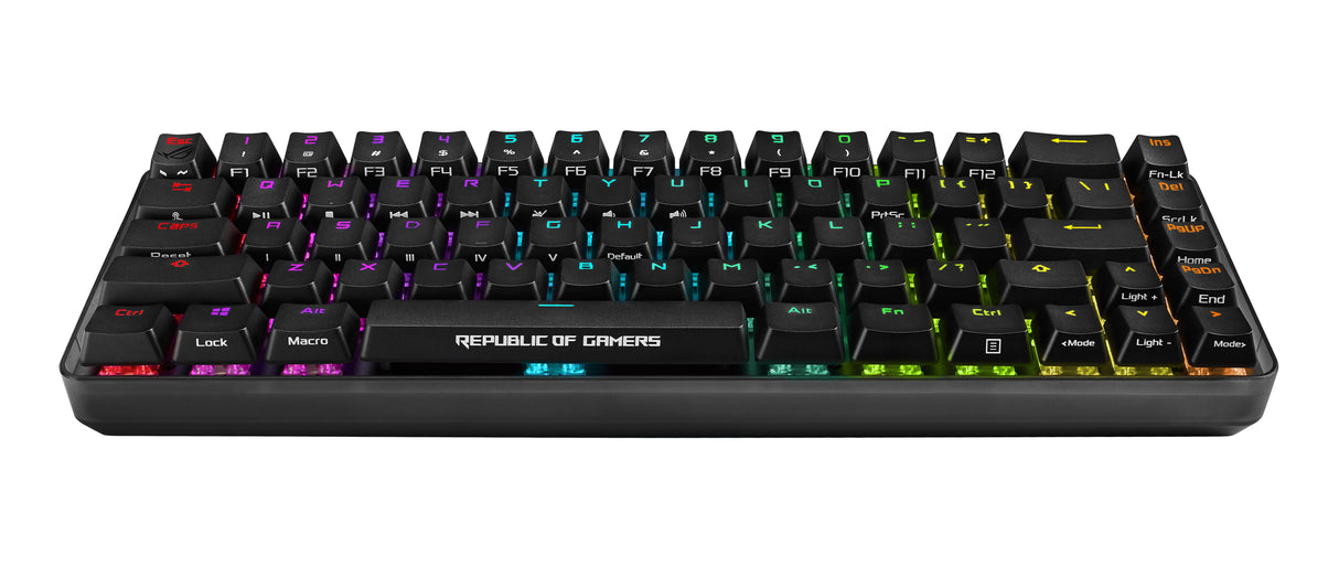 ASUS ROG FALCHION Kabellose mechanische RGB-Gaming-Tastatur mit 65 % Formfaktor (Cherry MX Brown)