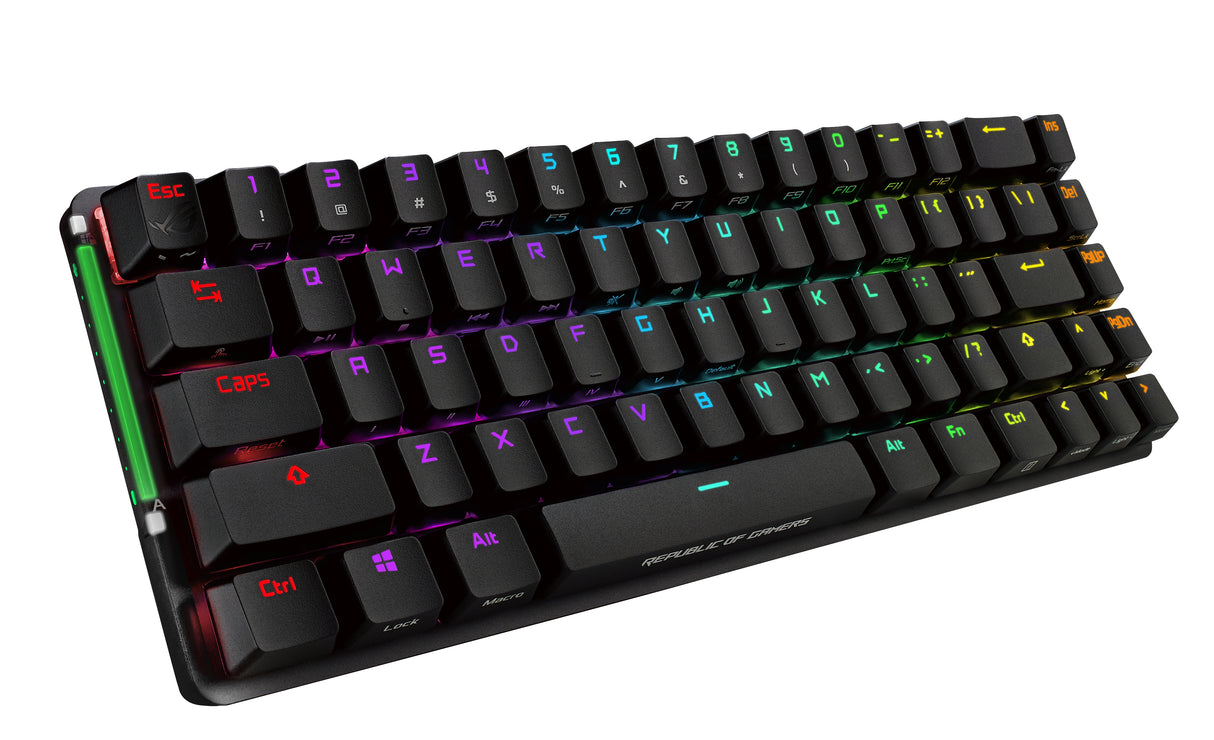 ASUS ROG FALCHION Kabellose mechanische RGB-Gaming-Tastatur mit 65 % Formfaktor (Cherry MX Brown)