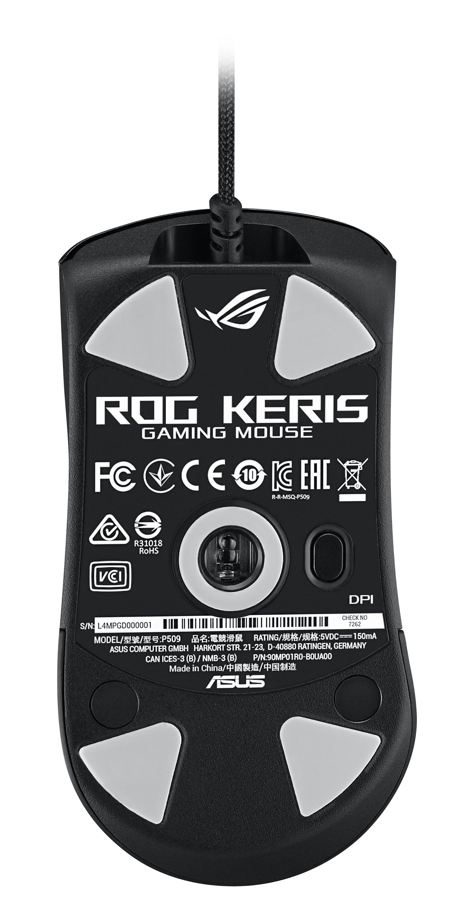 ASUS ROG KERIS (P509) Optische Gaming-Maus