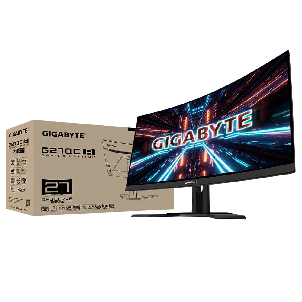 Gigabyte G27QC A 27 2560 x 1440 HDMI DisplayPort 165Hz Gigabyte