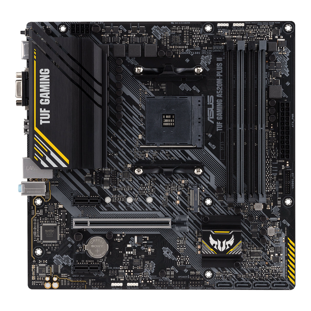 ASUS TUF GAMING A520M-PLUS II (mATX, A520, AM4)