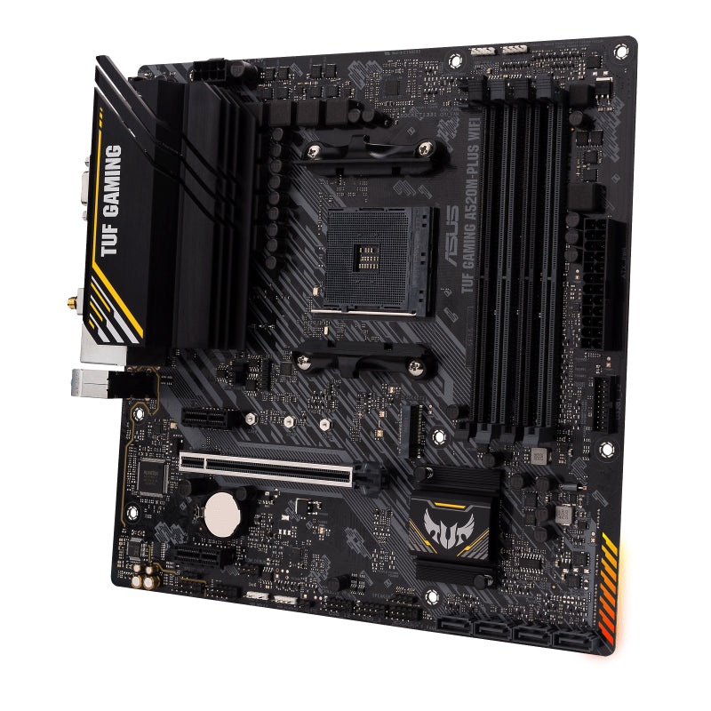 ASUS TUF GAMING A520M-PLUS (WI-FI) (mATX, A520, AM4)