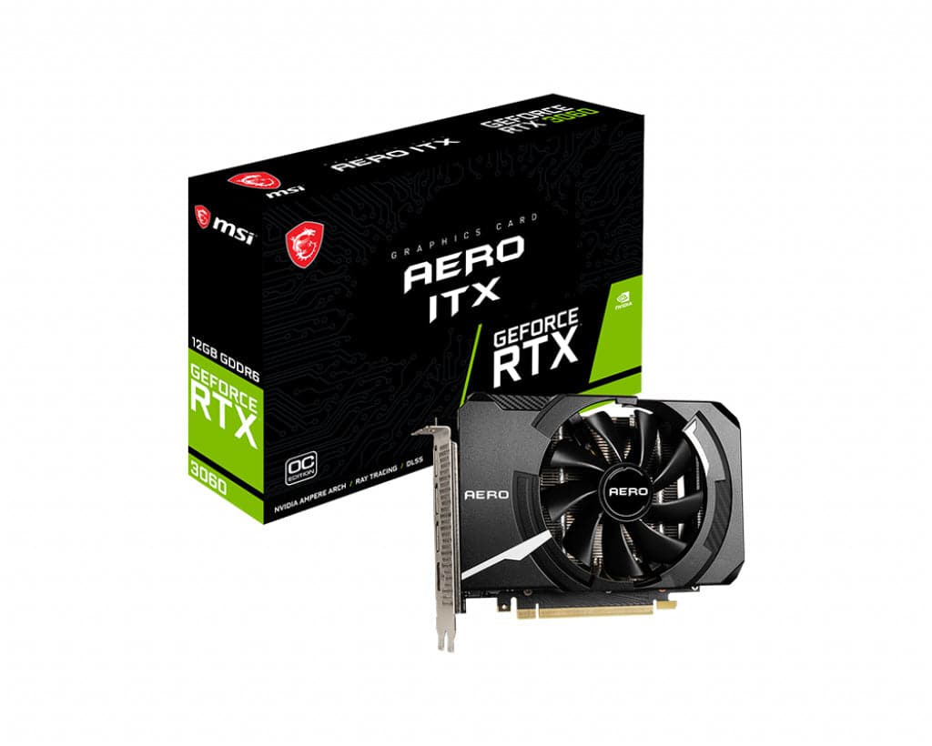 MSI GeForce RTX 3060 AERO ITX 12G OC 12GB MSI