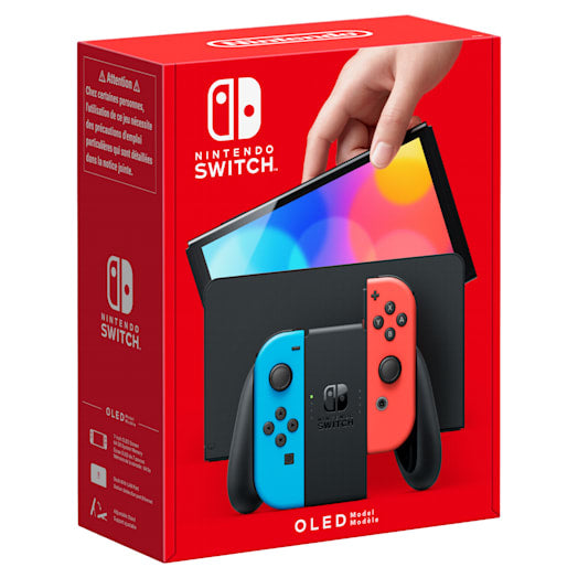 Nintendo Switch (OLED-Modell) Neon-Rot/Neon-Blau