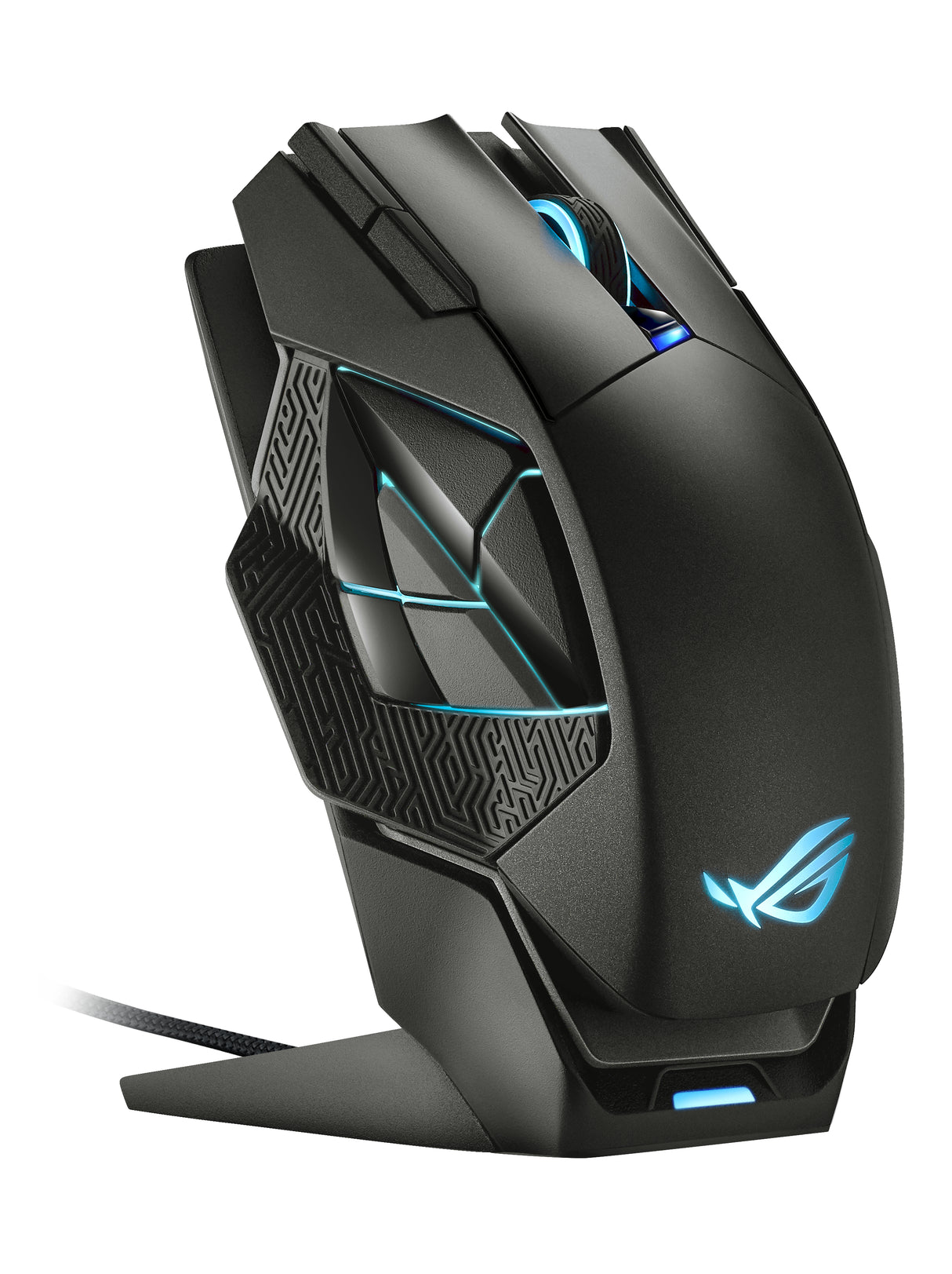 ASUS ROG Spatha X (P707) Kabellose Gaming-Maus, ergonomisches Design, 12 programmierbare Tasten, 19.000 DPI