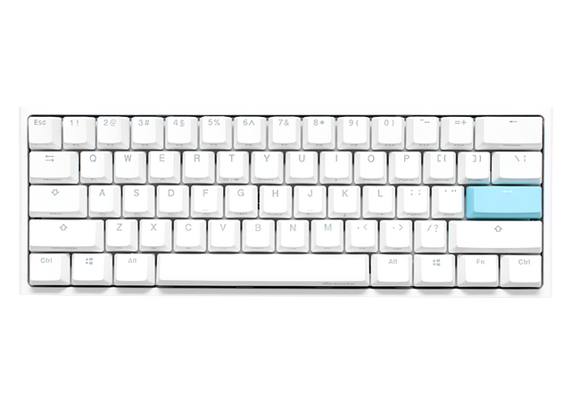 Ducky - One 2 Mini White 2020 Cherry Speed Silver Ducky