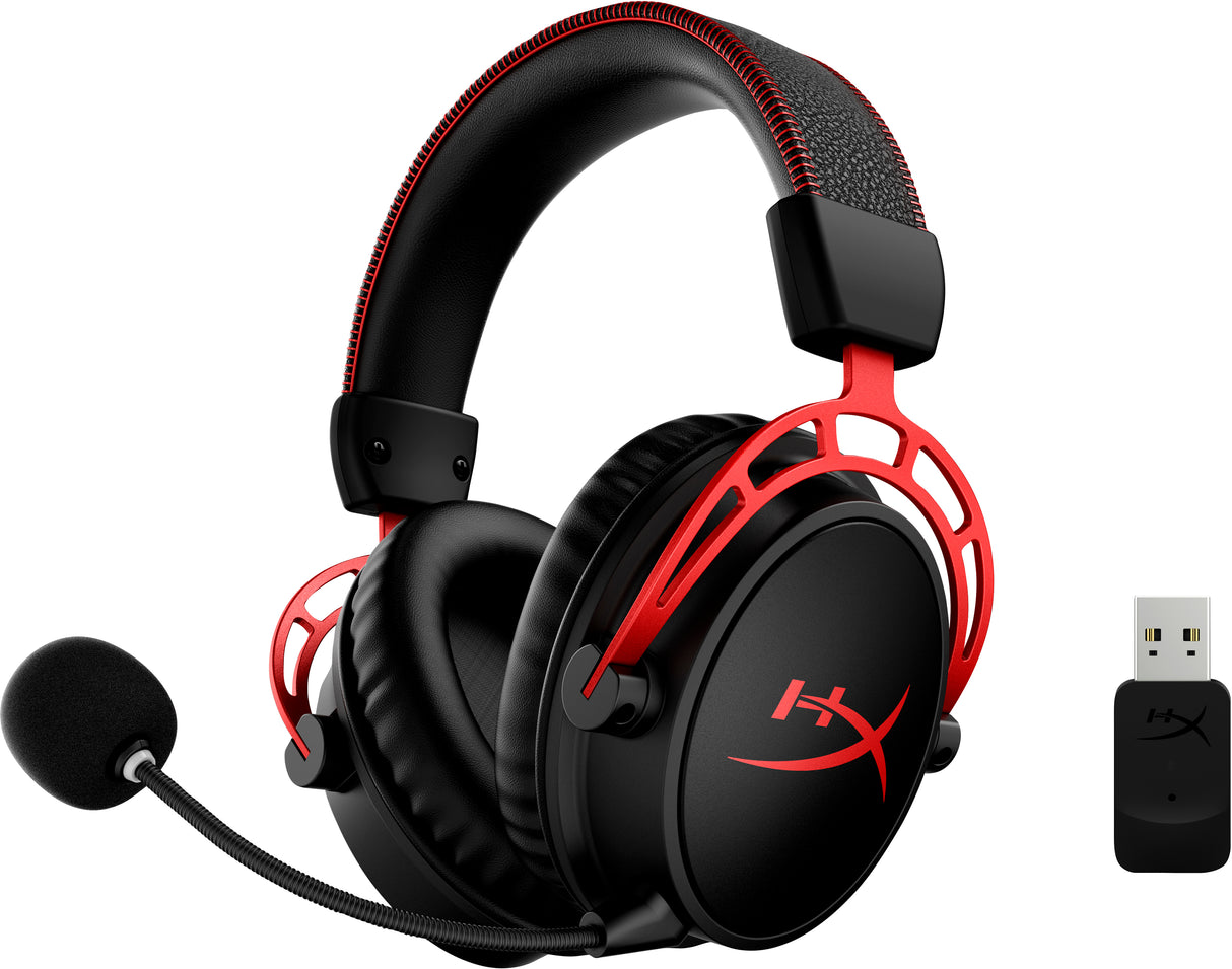 HyperX Cloud Alpha Trådløs Headset Sort Rød