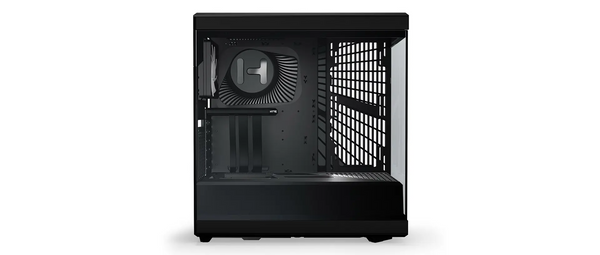 HYTE Y40 Black Miditower – Panorama-Glasschleier, inklusive PCIe 4.0-Riser-Kabel, 2 inklusive Lüfter