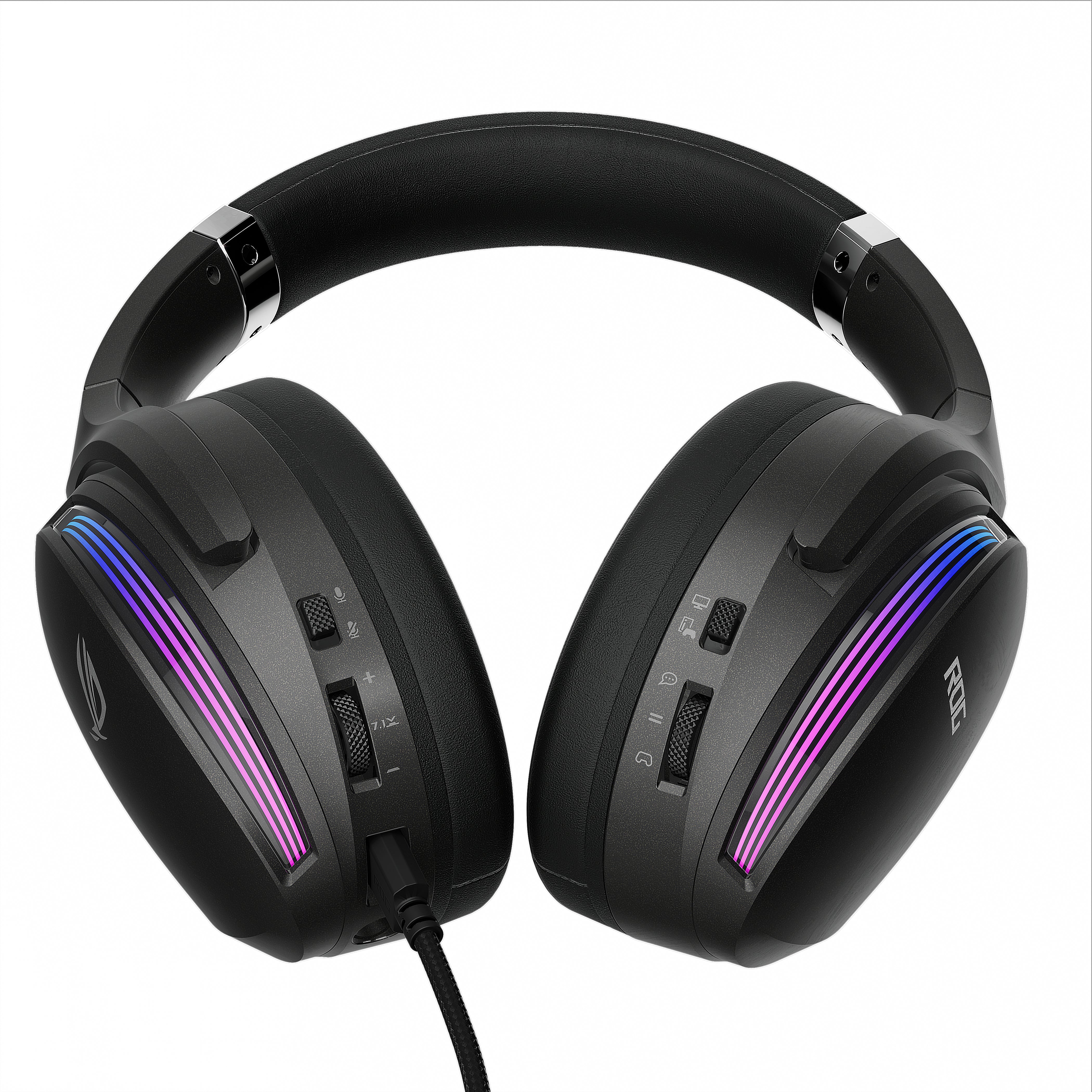 ASUS ROG Fusion II 500 Kabelgebundenes RGB-Gaming-Headset 7.1 Virtual Surround, PC, PS5, Xbox, Nintendo