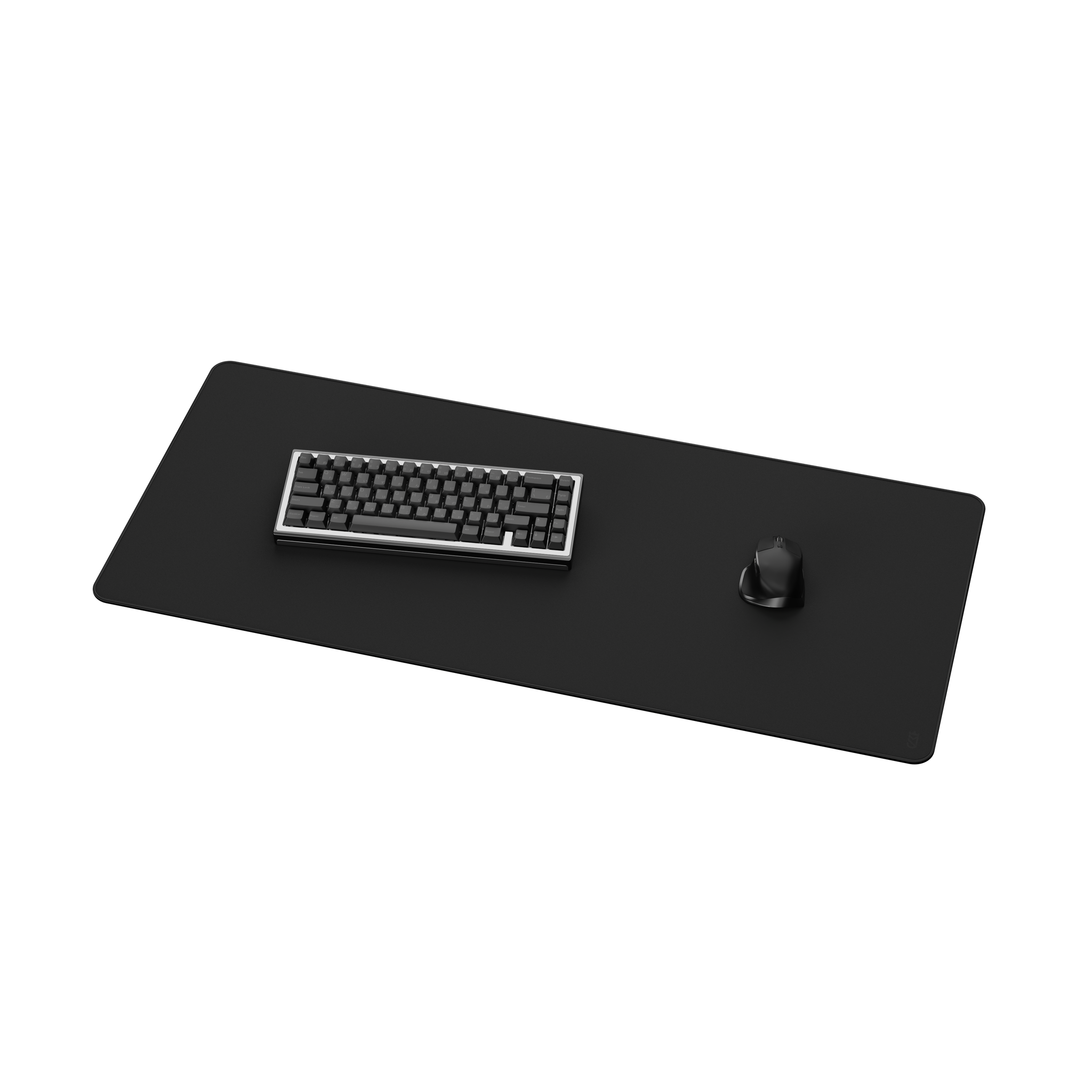 Mighty Setup – Rein schwarzes Mauspad 90 x 40 cm