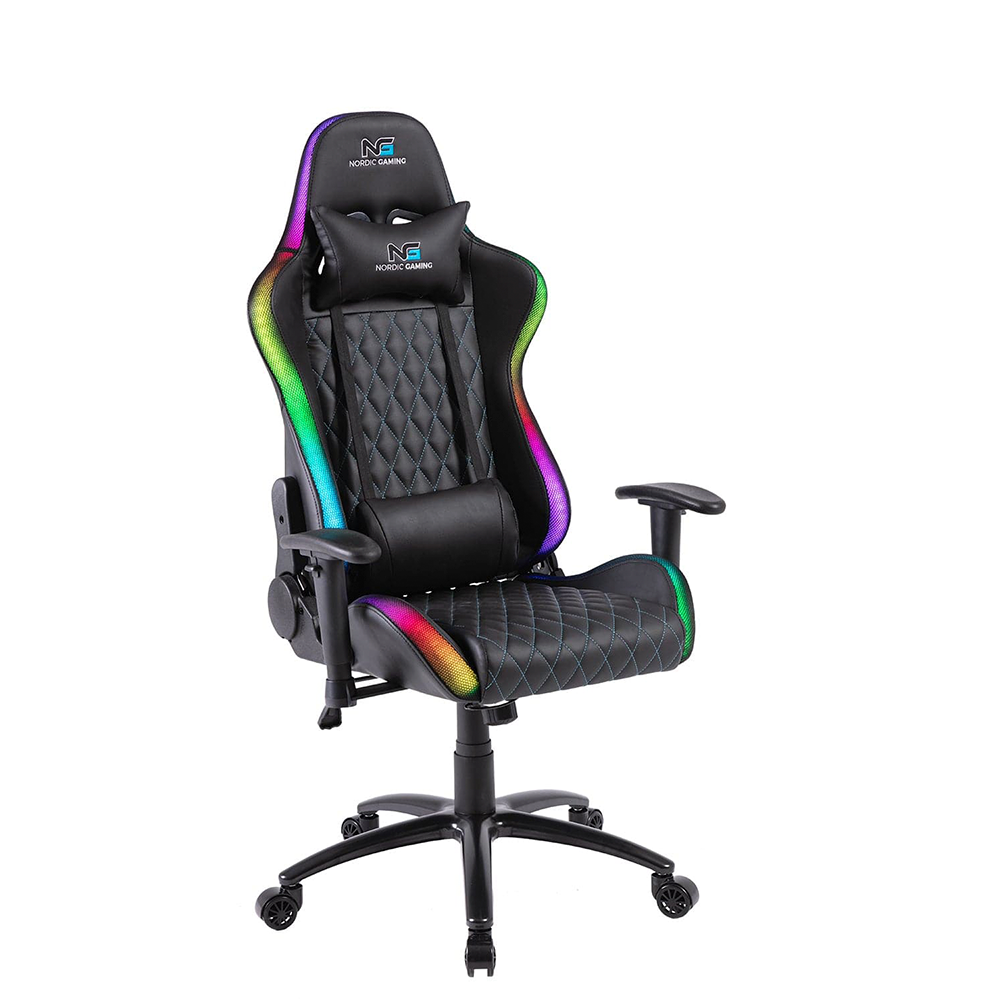 Nordic Gaming Blaster RGB Gaming Stol - PU Læder - Op til 120 KG Nordic Gaming