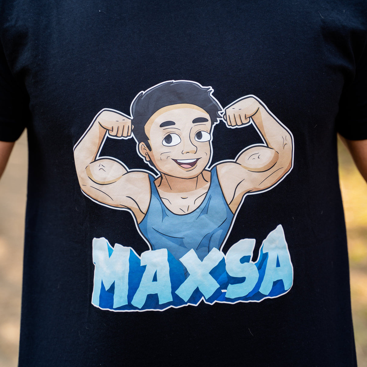 MaXsa Logo Blue t-shirt Maxsa