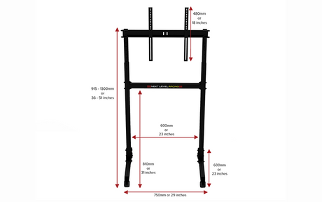 Next Level Racing Free Standing Single Monitor Stand Next Level Racing